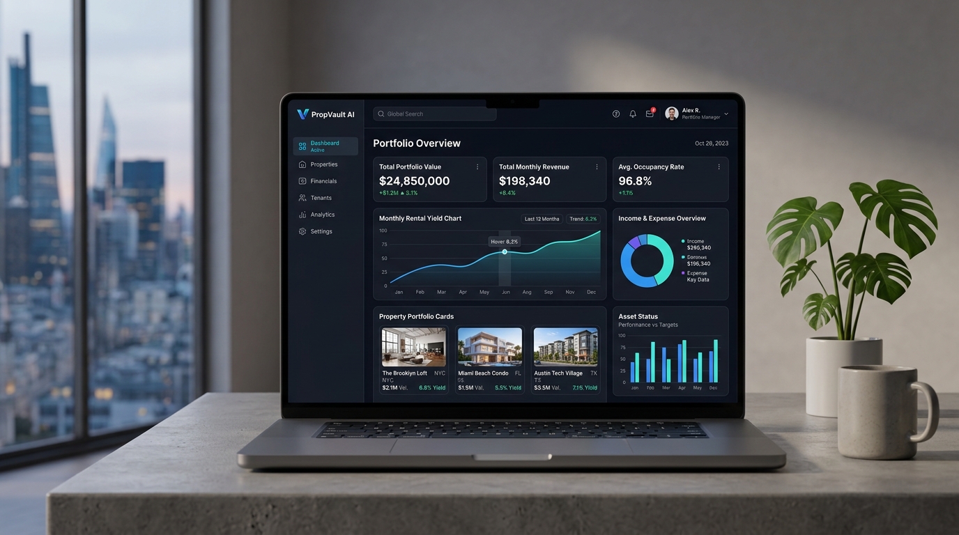 Showcase thumbnail for PropVault AI