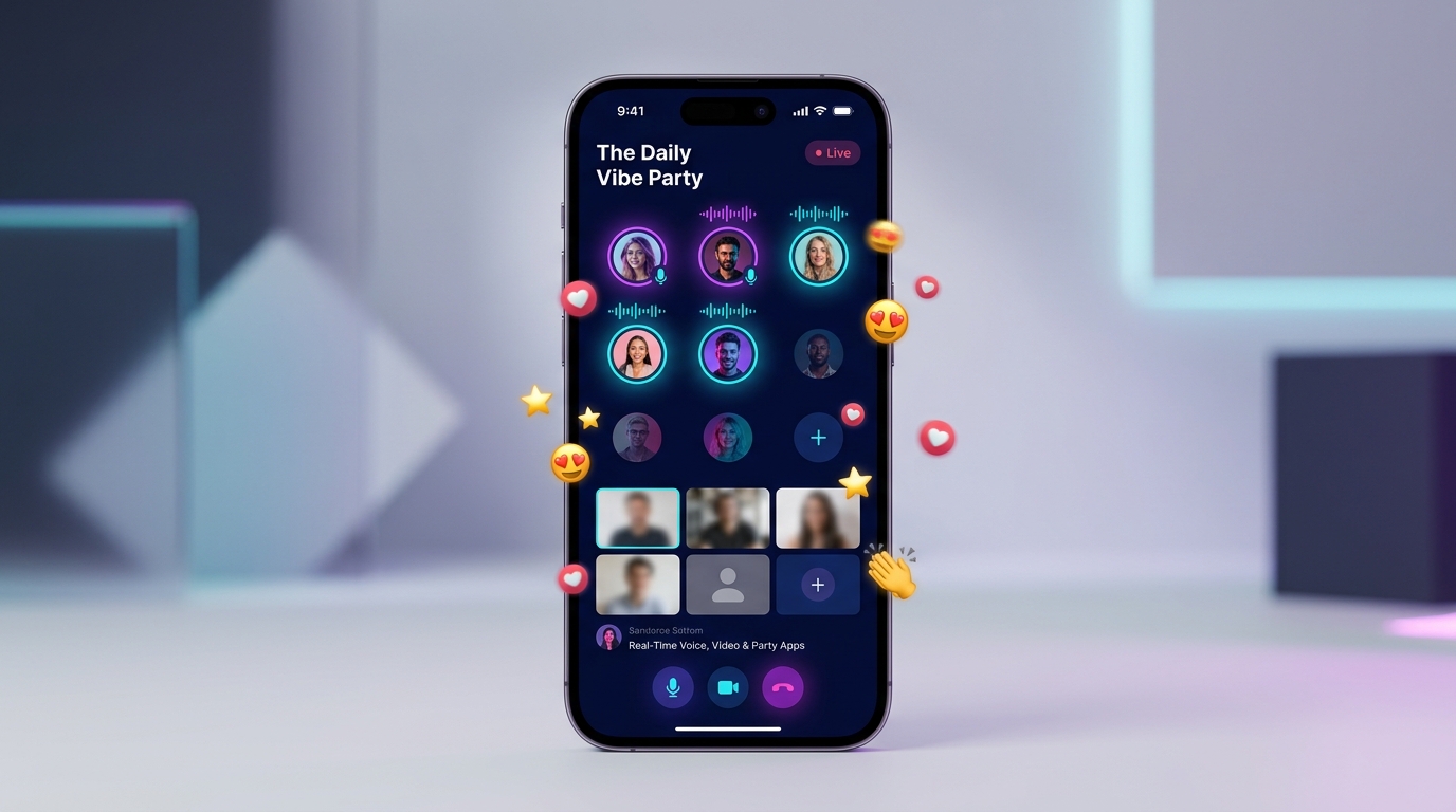 Showcase thumbnail for Real-Time Voice, Video & Party Apps